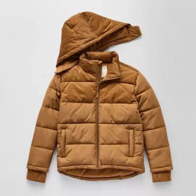 Thereabouts Little & Big Kid Boys Water Resistant Heavyweight Puffer Jacket