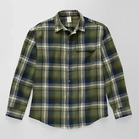 Thereabouts Little & Big Kid Boys Long Sleeve Regular Fit Flannel Shirt