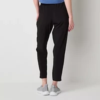 Xersion Womens FeatherLite Woven Mid Rise Tapered Pull-On Pants