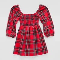 Thereabouts Little & Big Kid Girls Long Sleeve A-Line Dress