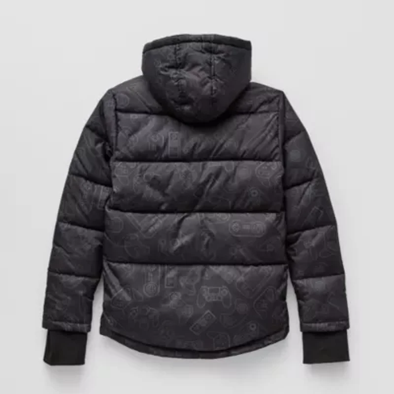Thereabouts Little & Big Kid Boys Water Resistant Heavyweight Puffer Jacket