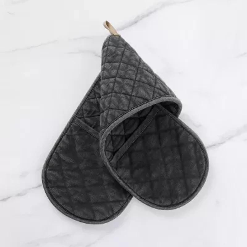 No 918 Portina Quilted Kitchen Double Oven Mitt Set