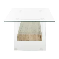 Safavieh Kayley Storage Glass Coffee Table
