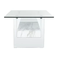 Safavieh Kayley Storage Glass Coffee Table