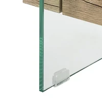 Safavieh Kayley Storage Glass Coffee Table