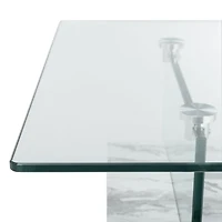 Safavieh Kayley Storage Glass Coffee Table