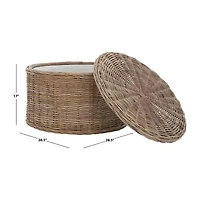 Jesse Rattan Coffee Table