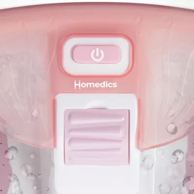 HoMedics Deluxe Footspa + Pumice Stone + Moisturizing Gel Socks Foot Bath
