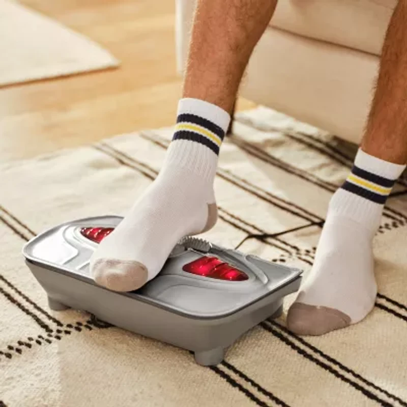 HoMedics Vibration Foot Massager With Soothing Heat Massager