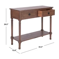 Allura 2-Drawer Console Table