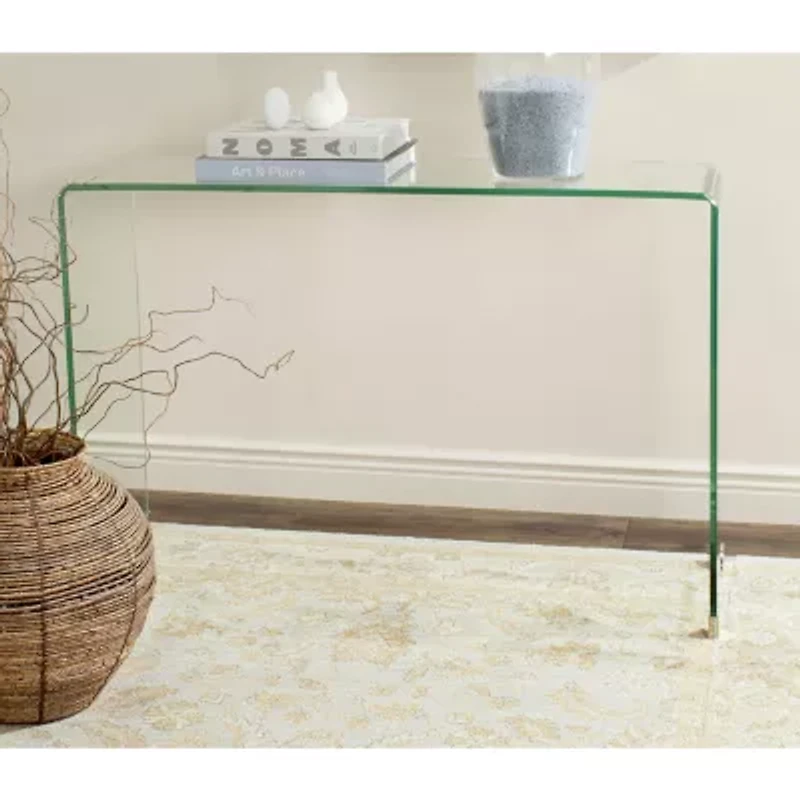 Ambler Glass Console Table