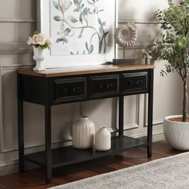 Safavieh Aiden Storage 3-Drawer Console Table