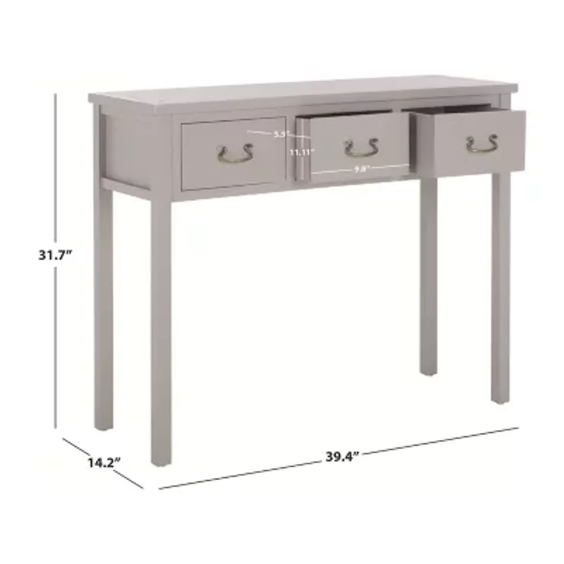 Safavieh Cindy Storage 3-Drawer Console Table