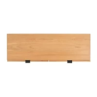 Baisley Storage 2-Drawer Rattan Console Table
