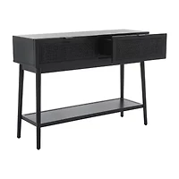 Safavieh Baisley Storage 2-Drawer Rattan Console Table