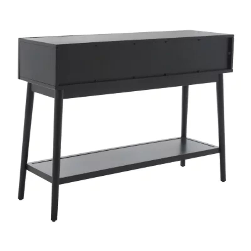 Safavieh Baisley Storage 2-Drawer Rattan Console Table