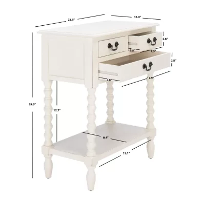 Athena Storage 3-Drawer Console Table