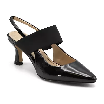 Adrienne Vittadini  Chester Womens Pointed Closed Toe Spool Heel Pumps