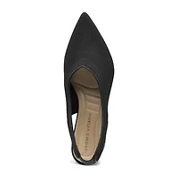 Adrienne Vittadini  Gotham Womens Pointed Closed Toe Block Heel Pumps