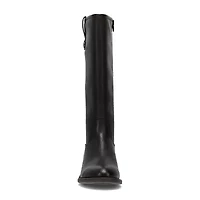 Frye and Co. Womens Charlize Stacked Heel Riding Boots
