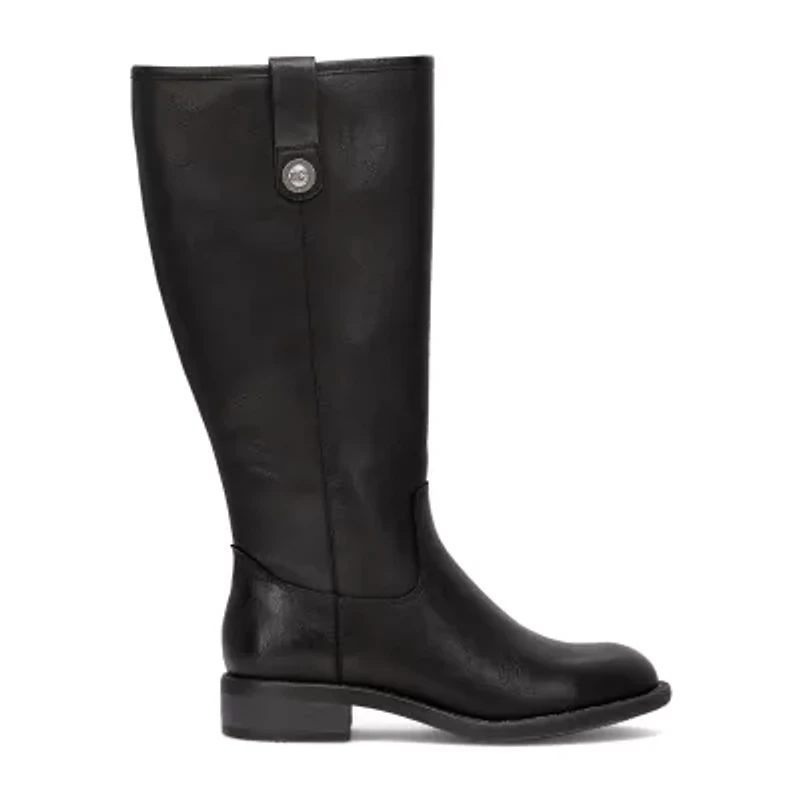 Frye and Co. Womens Charlize Stacked Heel Riding Boots