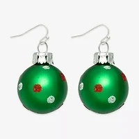 Mixit Christmas Bell Womens Drop Earrings