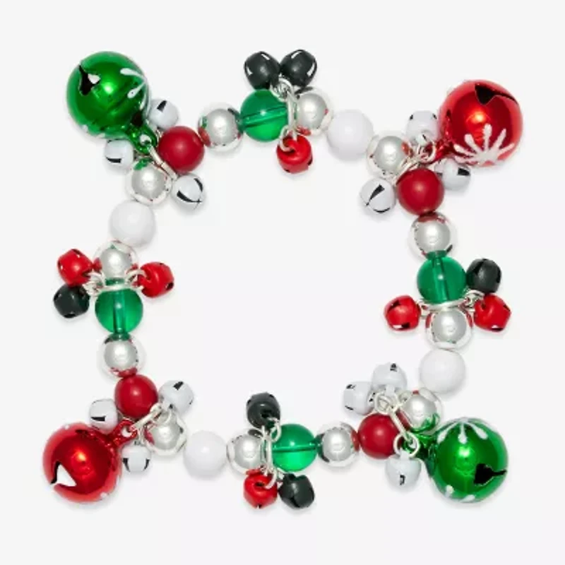 Mixit Holiday Bells Womens Stretch Bracelet