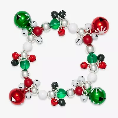 Mixit Holiday Bells Womens Stretch Bracelet