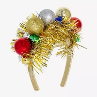 Mixit Gold Tinsel And Ornament Headband