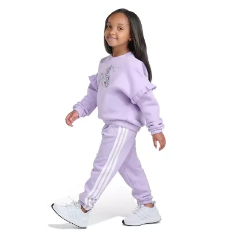 adidas Toddler Girls 2-pc. Pant Set