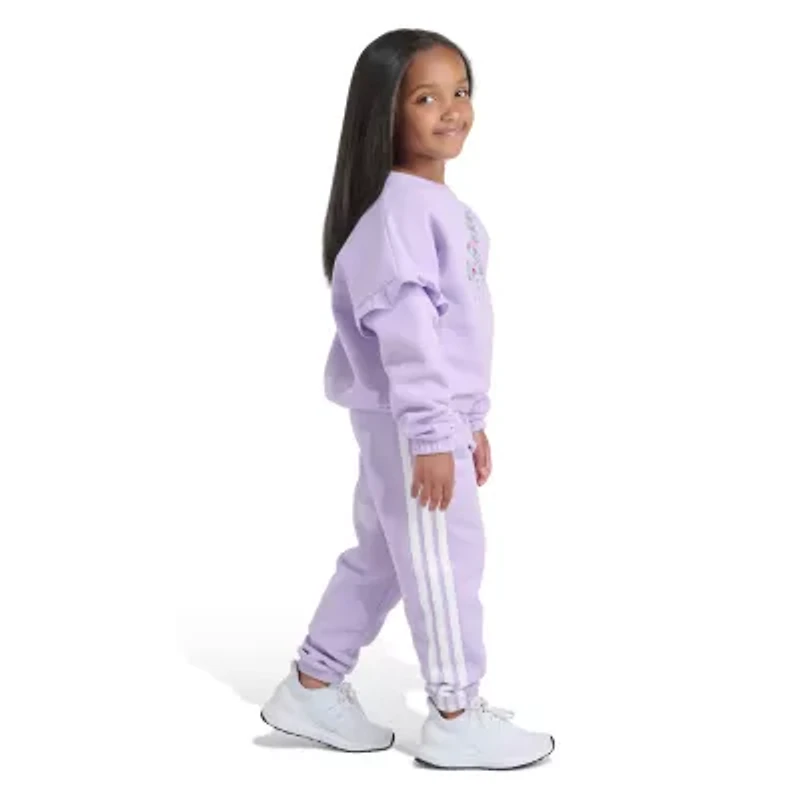 adidas Toddler Girls 2-pc. Pant Set