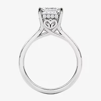 Grown Gorgeous F, Vs2 Womens 3 1/2 CT. T.W Lab White Diamond 14K Gold or Platinum Radiant-cut Engagement Ring