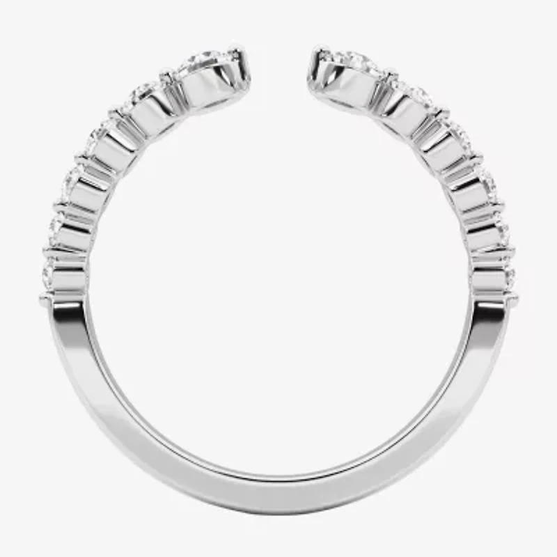 Grown Gorgeous Womens 1/2 CT. T.W. Lab White Diamond 14K Gold Anniversary Band