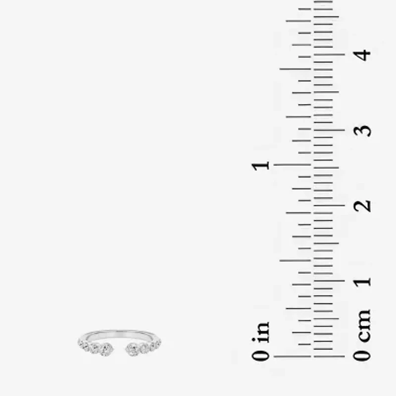 Grown Gorgeous Womens 1/2 CT. T.W. Lab White Diamond 14K Gold Anniversary Band