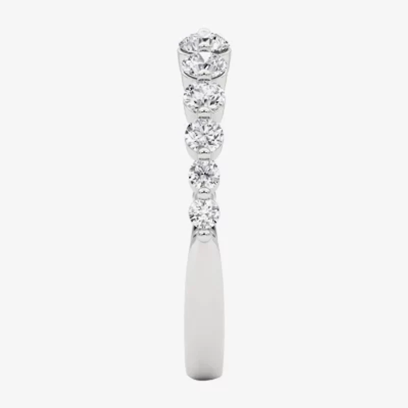 Grown Gorgeous Womens 1/2 CT. T.W. Lab White Diamond 14K Gold Anniversary Band