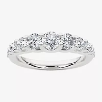 Grown Gorgeous Womens 2.5MM 1 CT. T.W. Lab White Diamond 14K Gold Anniversary Wedding Band