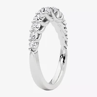 Grown Gorgeous Womens 2.5MM 1 CT. T.W. Lab White Diamond 14K Gold Anniversary Wedding Band