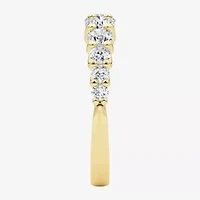 Grown Gorgeous Womens 2.5MM 1 CT. T.W. Lab Grown White Diamond 14K White Gold Anniversary Wedding Band