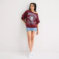 Arizona Off The Shoulder Womens Long Sleeve Juniors Sweatshirt