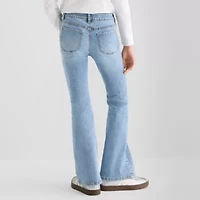 Vanilla Star Big Kid Girls Mid Rise Flare Leg Jean