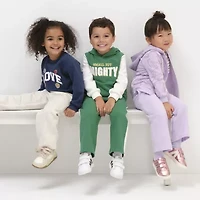 Okie Dokie Toddler & Little Boys Long Sleeve Fleece Hoodie