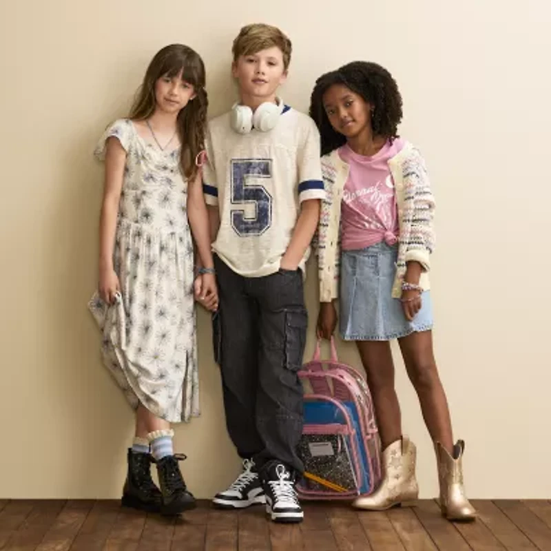 Thereabouts Little & Big Kid Girls 2-pc. Sleeveless Flutter A-Line Dress