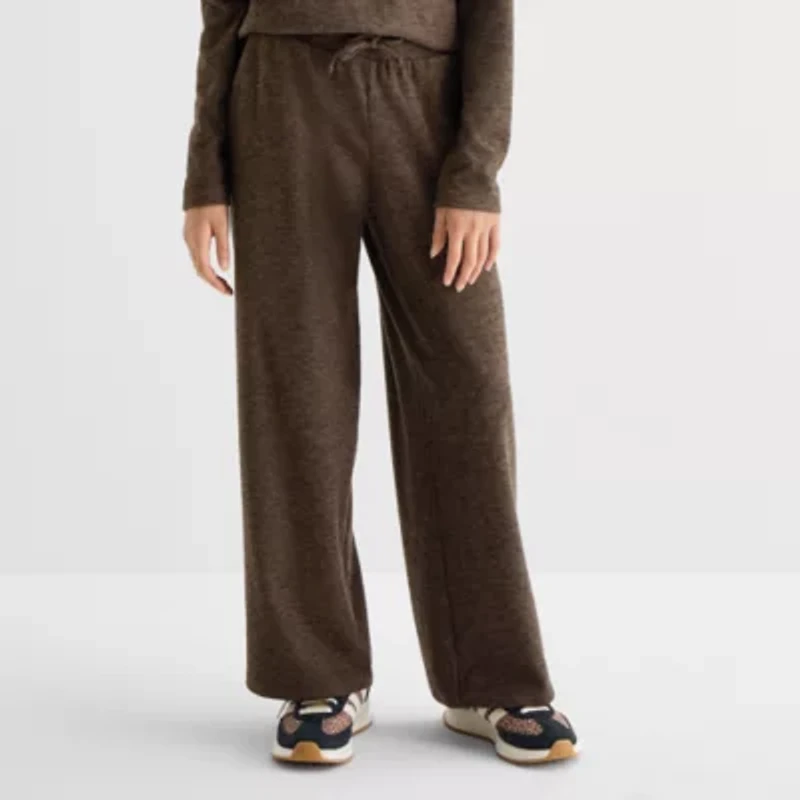 Thereabouts Little & Big Kid Girls Wide Leg Regular Fit Pull-On Pant