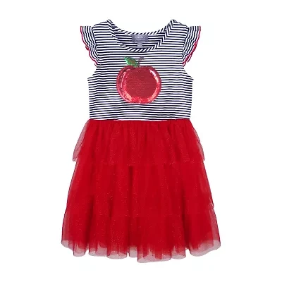 Lilt Little Girls Sleeveless Fit + Flare Dress