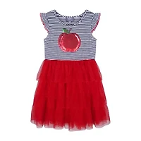 Lilt Little Girls Sleeveless Fit + Flare Dress