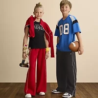Xersion Little & Big Kid Girls Crew Neck Short Sleeve Regular Fit Graphic T-Shirt
