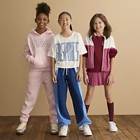 Xersion Little & Big Kid Girls Cinched High Rise Regular Fit Jogger Pant