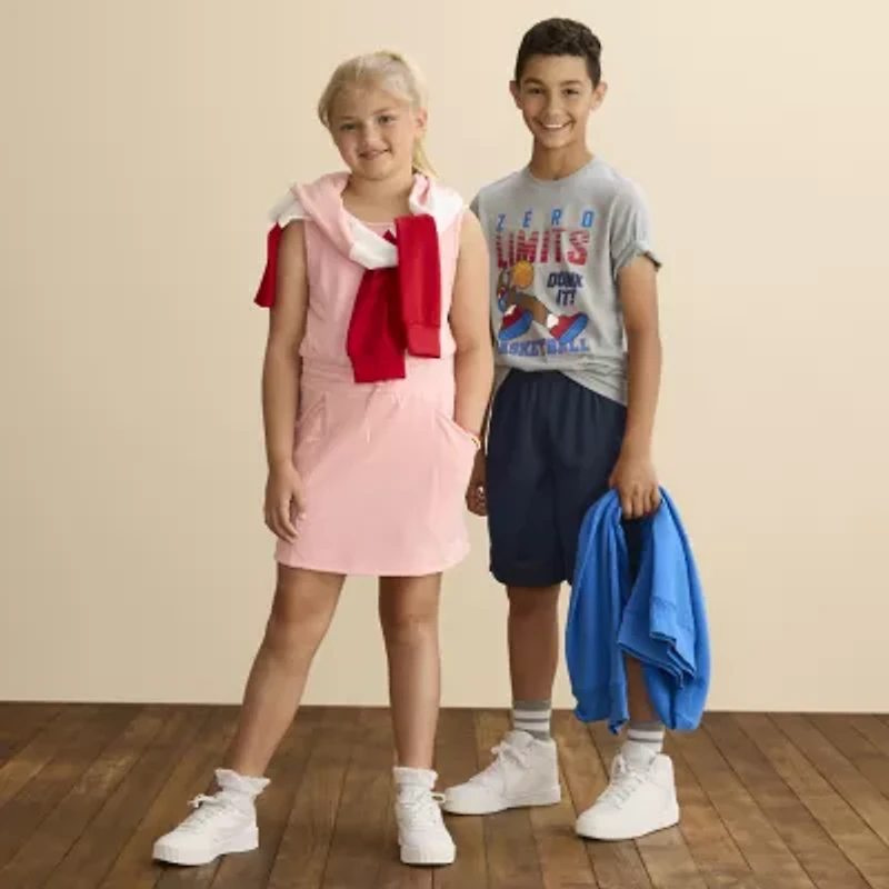 Xersion Super Soft Little & Big Kid Girls Tennis Dress
