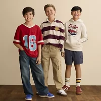 Thereabouts Pull-On Little & Big Kid Boys Adjustable Waist Cargo Short