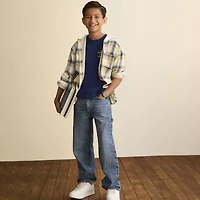 Thereabouts Little & Big Kid Boys Adjustable Waist Carpenter Jean